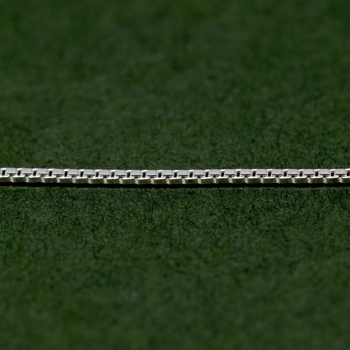 Sterling Silver 0.9mm Box Chain Bracelet