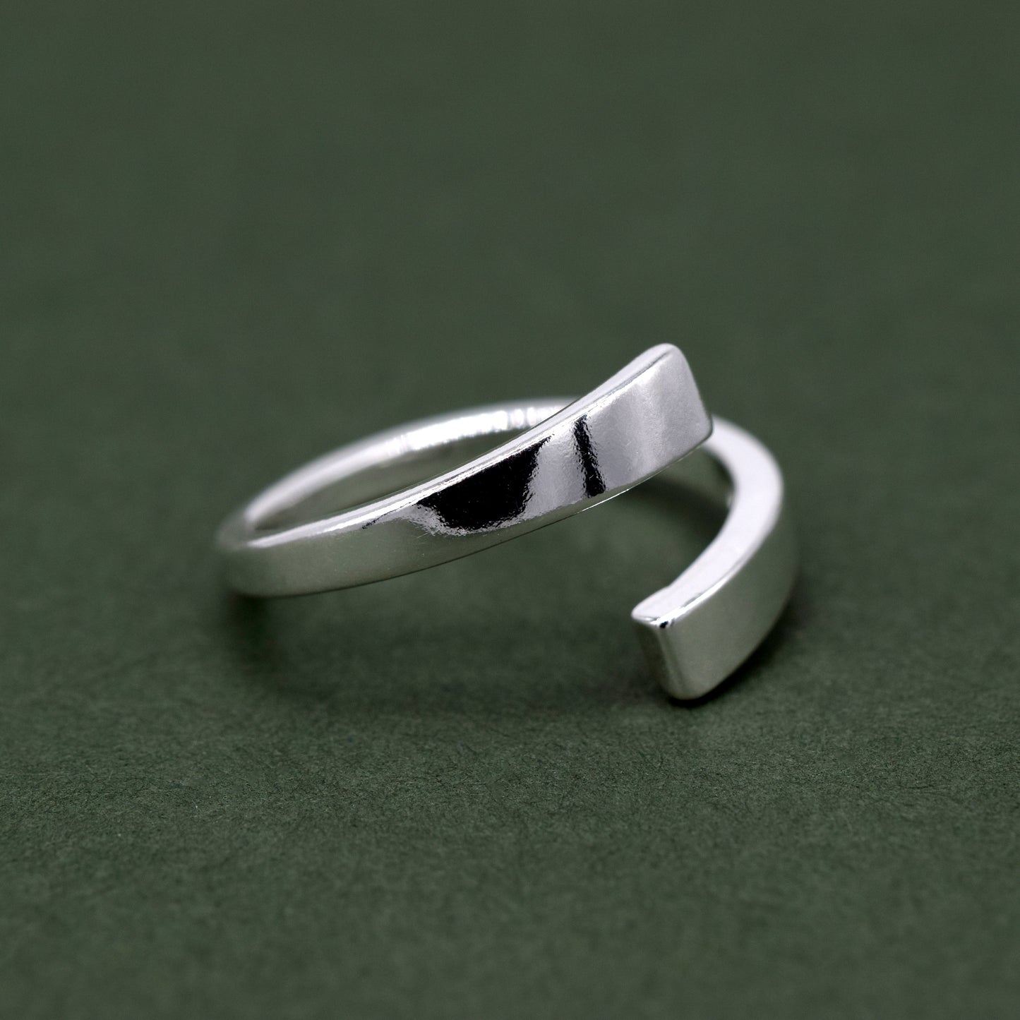 Sterling Silver Adjustable Ring, Endless Toe Ring, Silver Band, Finger Jewellery, Adjustable Jewellery, Minimalist Ring