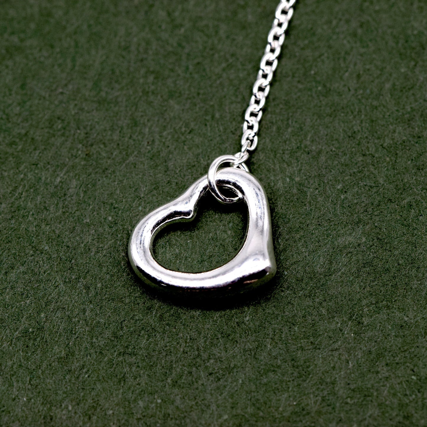 Sterling Silver Heart French Hook Earrings