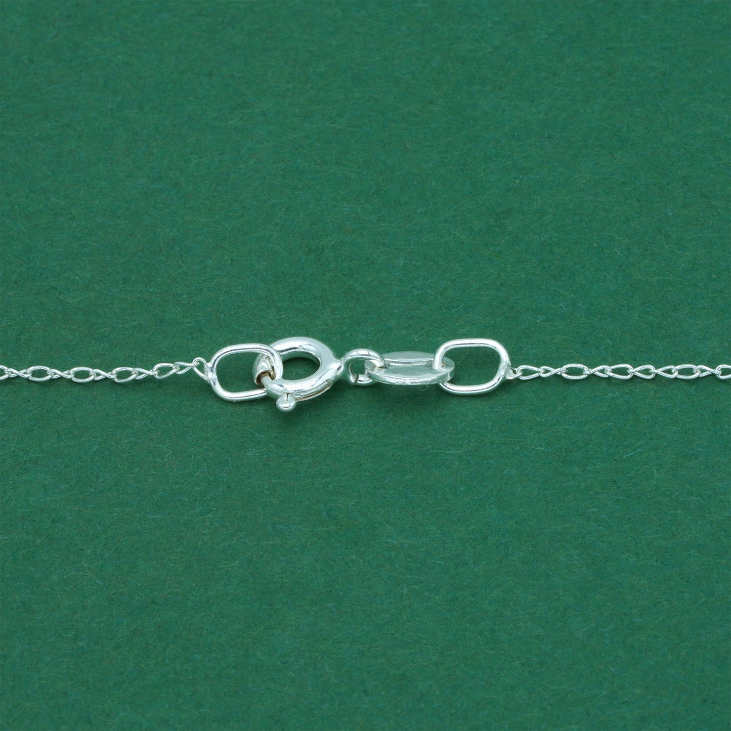 925 Sterling Silver Trace Cable Chain with Flat Heart Pendant Necklace, Minimalist Romantic Jewellery for Her