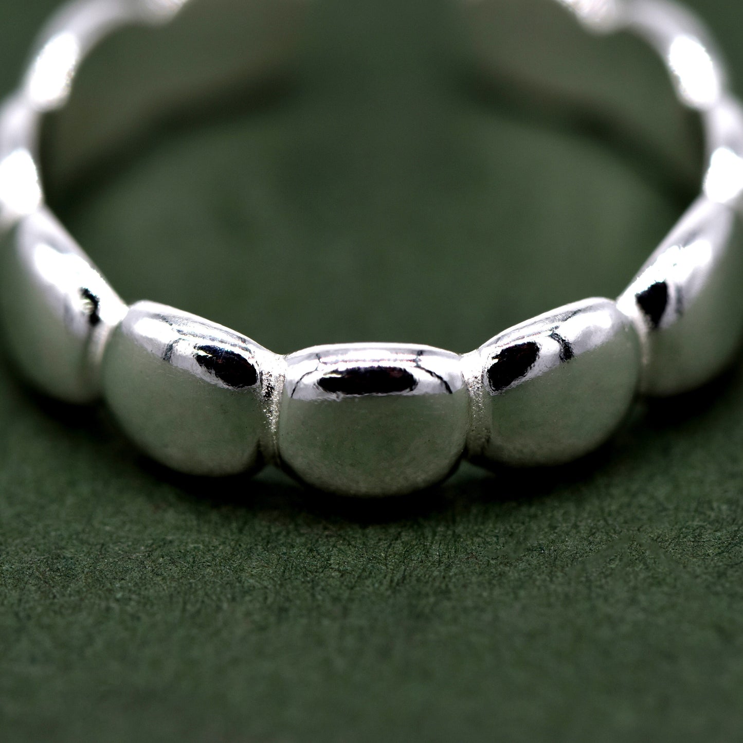 Sterling Silver Bubble Toe/Adjustable Ring