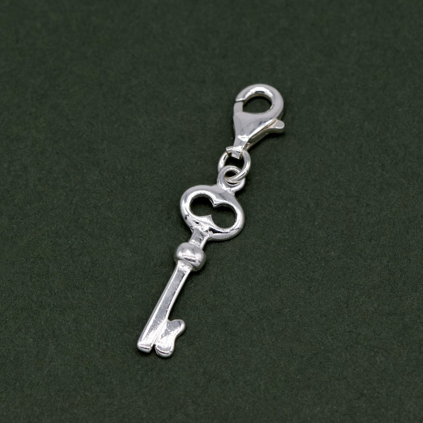 Sterling Silver 19mm Key Charm