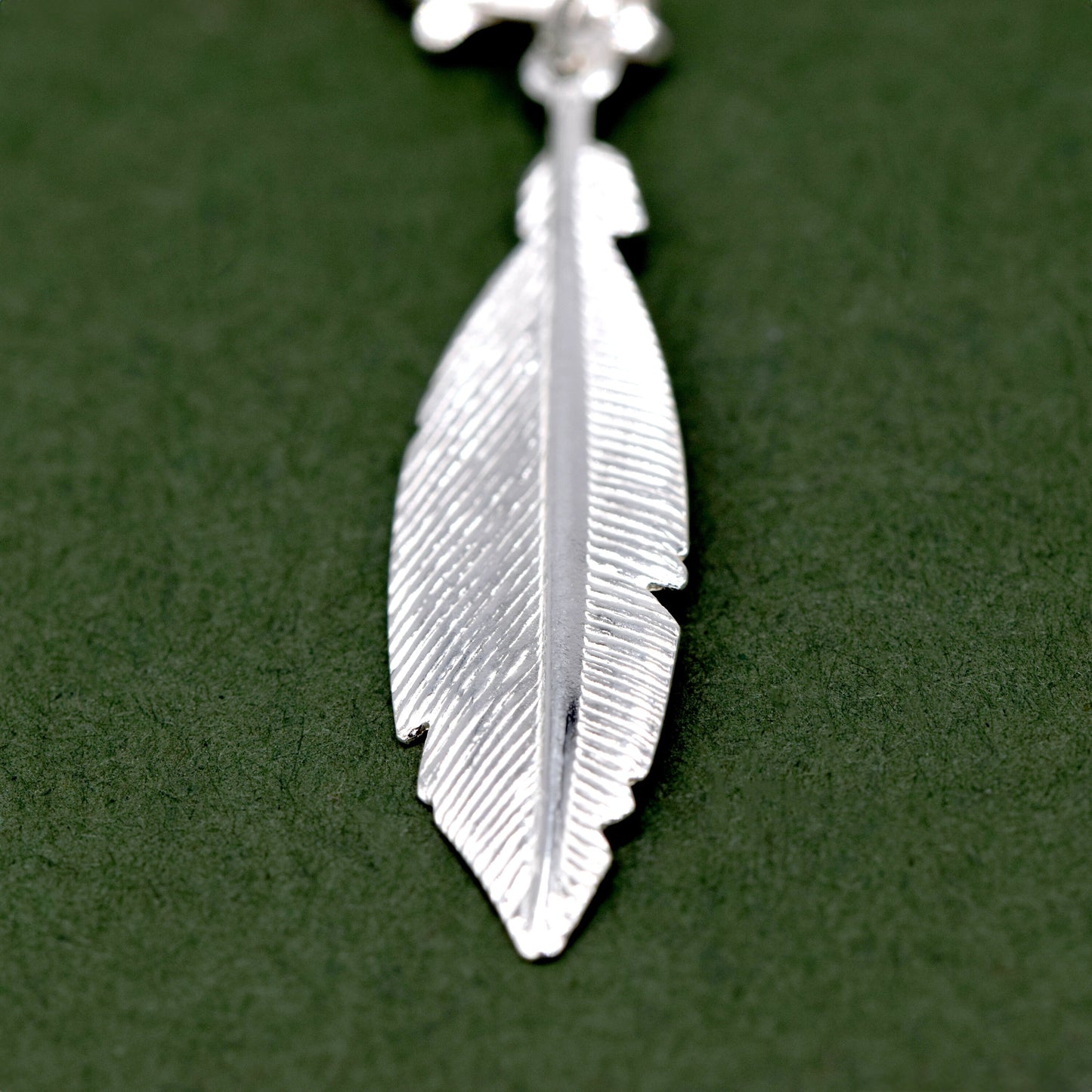 Sterling Silver Feather Charm