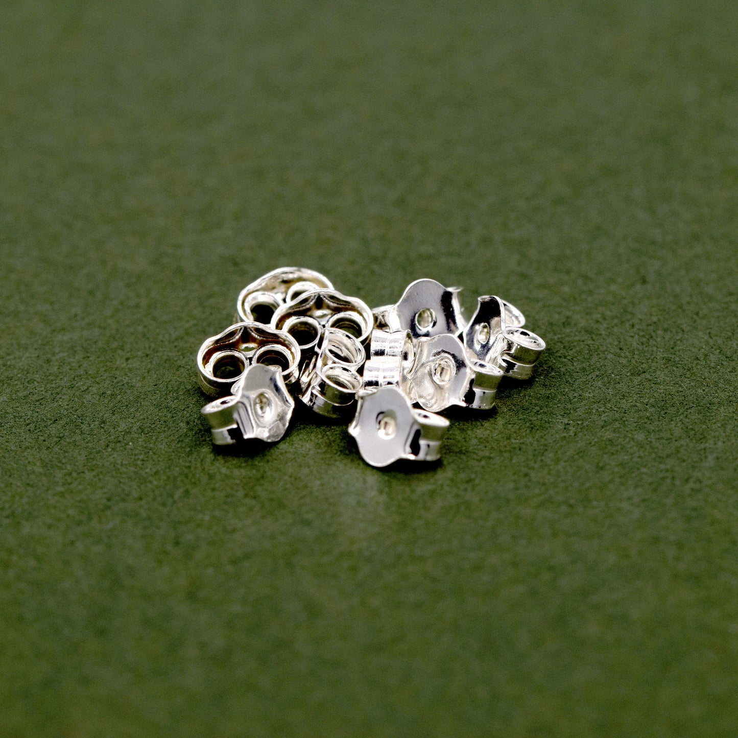 Sterling Silver Stud Scrolls, Wholesale Jewellery Findings