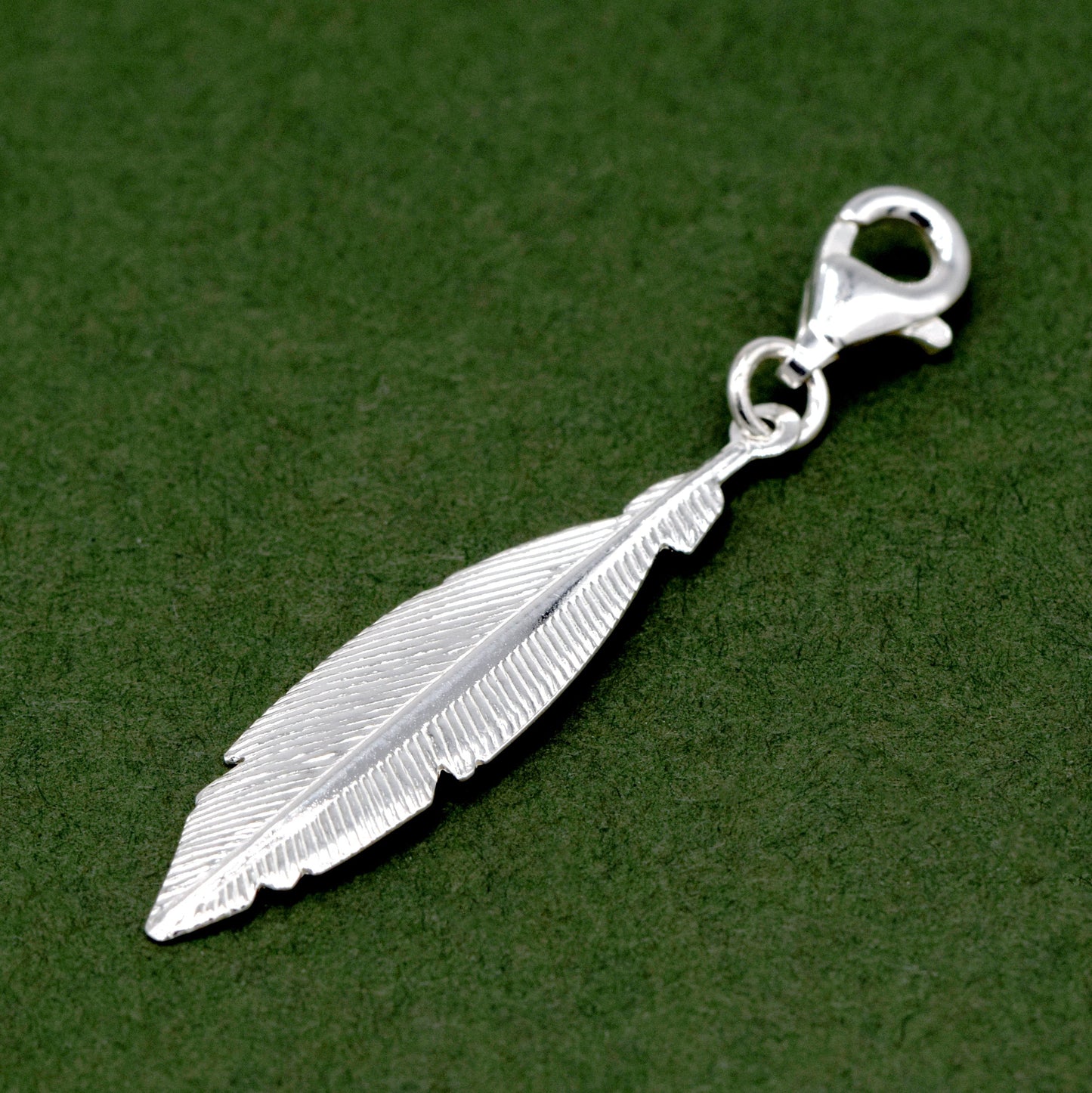 Sterling Silver Feather Charm