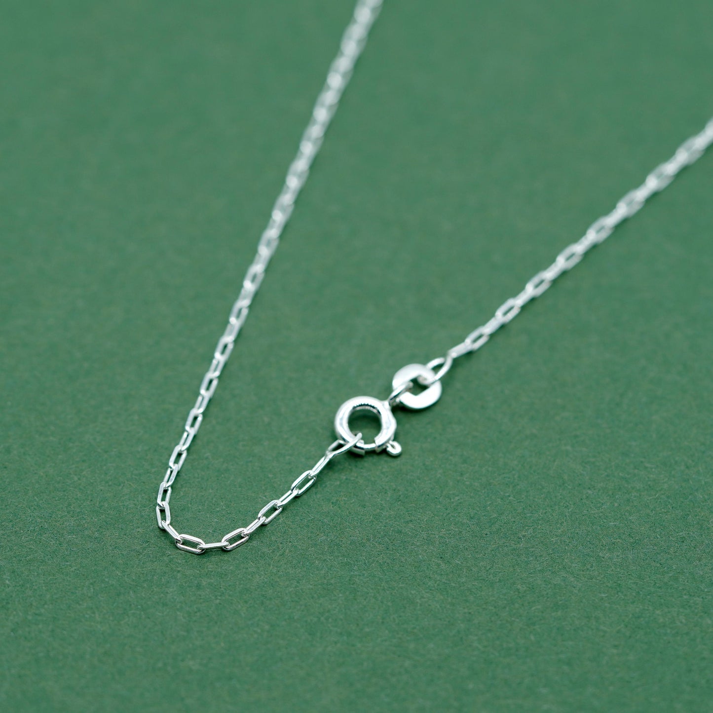 Sterling Silver 1.4mm Paperclip Chain Necklace