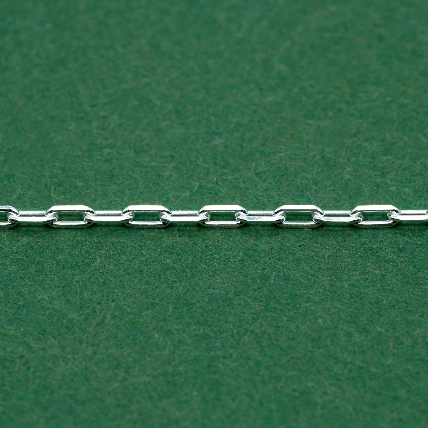 Sterling Silver 1.4mm Paperclip Chain Necklace