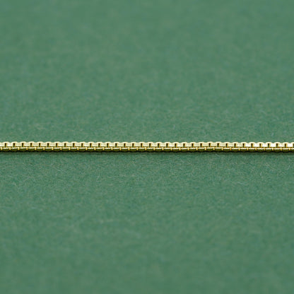 Gold Plated Sterling Silver Open Heart Pendant Necklace on Box Chain