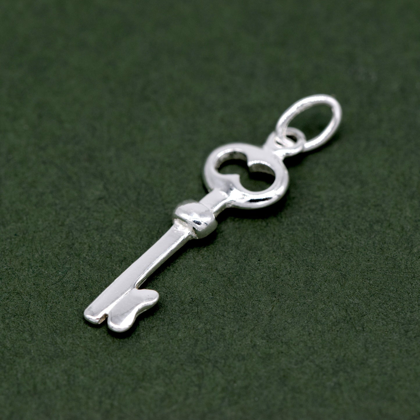 Sterling Silver 19mm Key Pendant