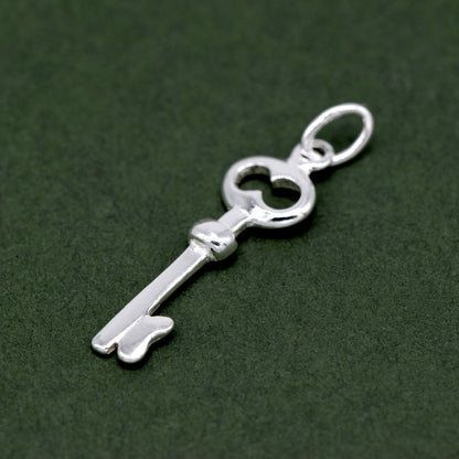 Sterling Silver 19mm Key Pendant
