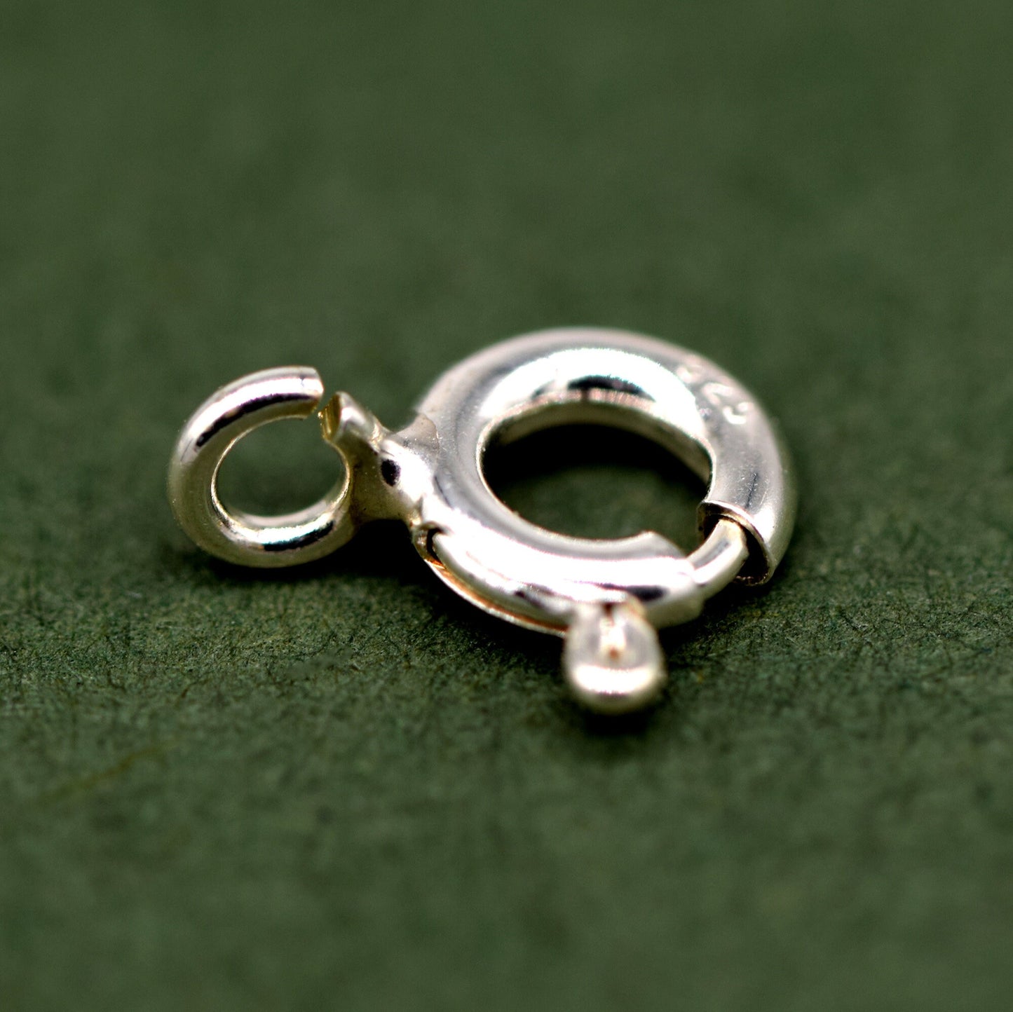 Sterling Silver Bolt Ring Clasp for Jewellery Pack of 6