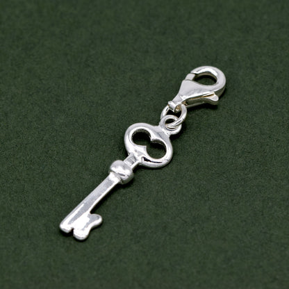 Sterling Silver 19mm Key Charm