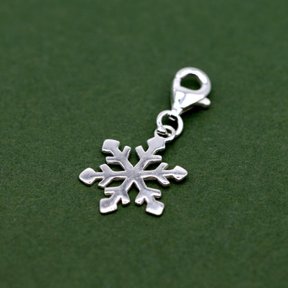 Sterling Silver Snowflake Charm
