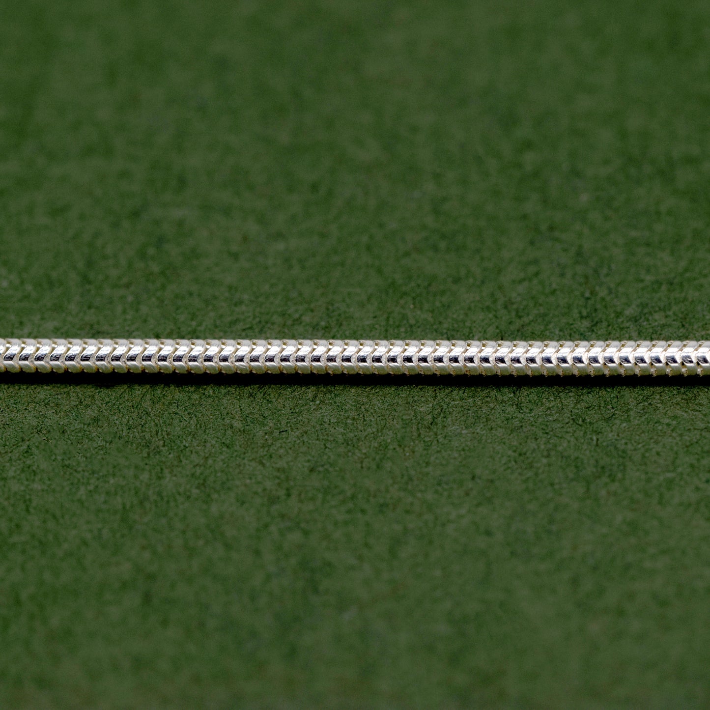 Sterling Silver 1.6mm Snake Chain Anklet