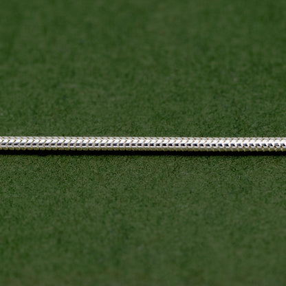 Sterling Silver 1.6mm Snake Chain Anklet