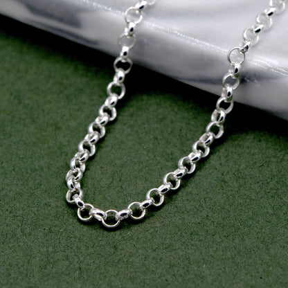 Sterling Silver 2mm Rolo Chain Necklace
