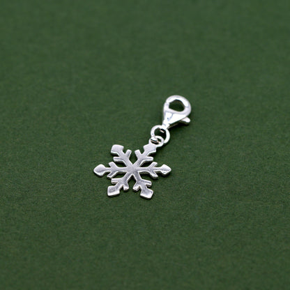 Sterling Silver Snowflake Charm
