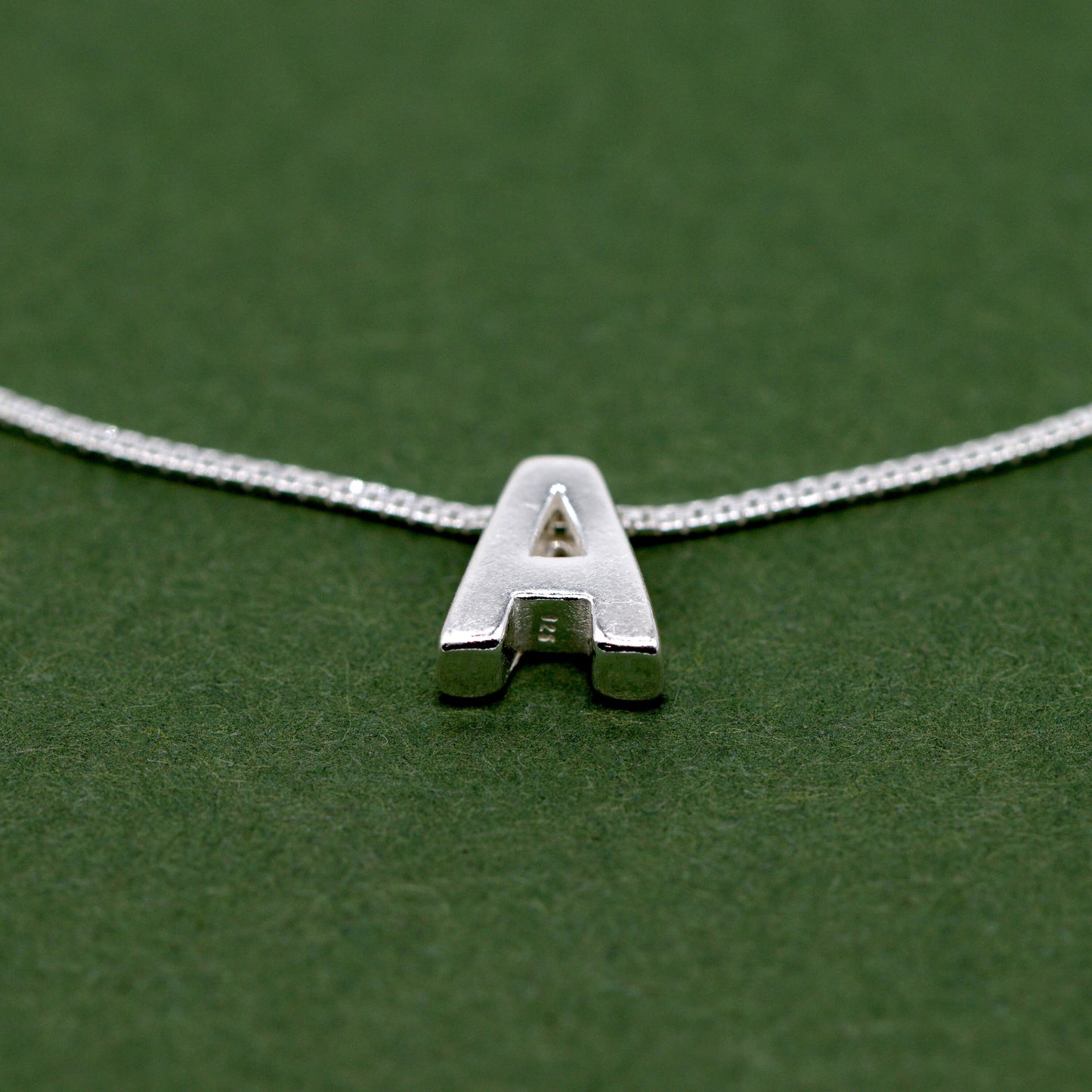 Sterling Silver Letter Bracelet A - Z, Personalised Initial Charm Bracelet, Gift for Her, Custom Monogram Jewellery