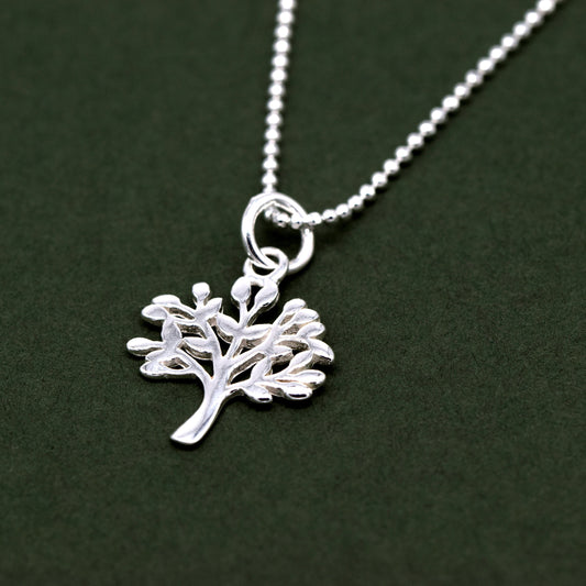 Sterling Silver Tree of Life Pendant Necklace