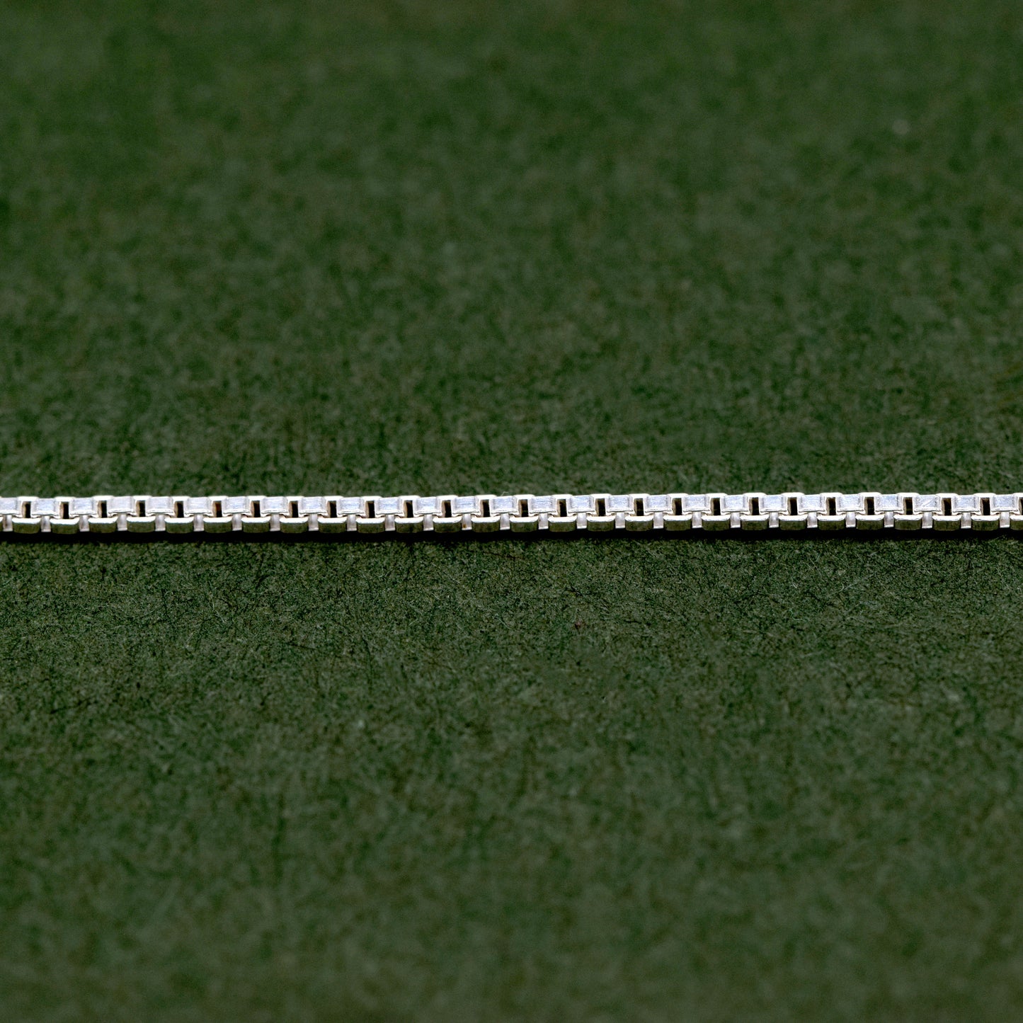 Sterling Silver 0.9mm Box Chain Necklace