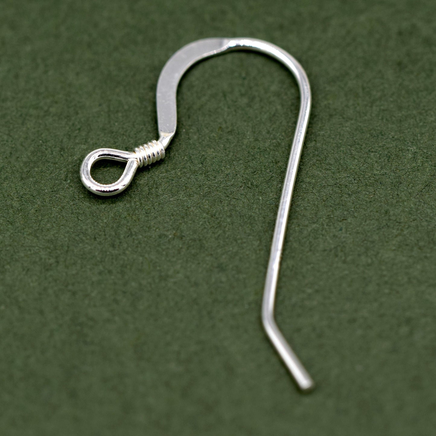 4x Sterling Silver French Wire Dropper Earring Hooks Jewellery Making