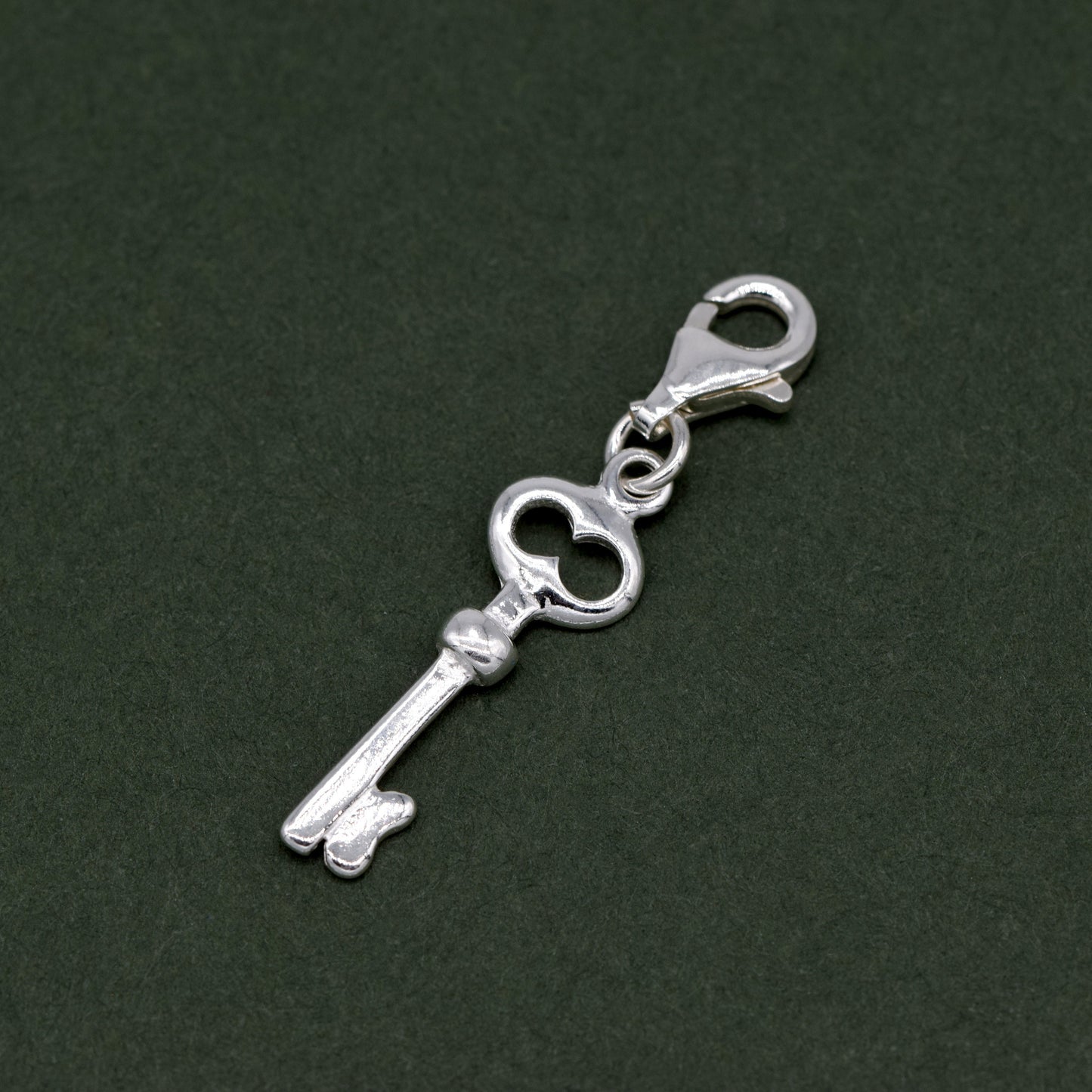 Sterling Silver 19mm Key Charm