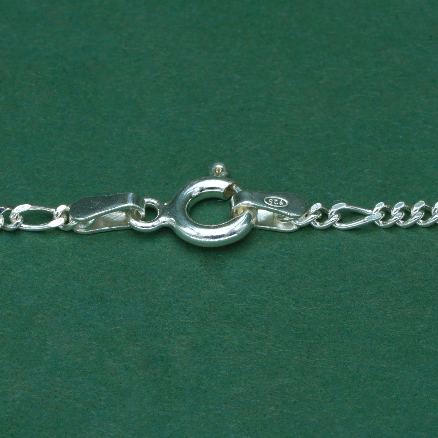 925 Sterling Silver Fiagro Chain With 18k Flash Plated Gold Heart Pendant | Valentine’s Day Bracelet | 18k Gold Heart Bracelet Gift for Her