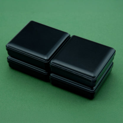 Jewellery Gift Boxes, Clear Sterling Silver Earring Box / Black Foam Padded Bracelet/Necklace Box