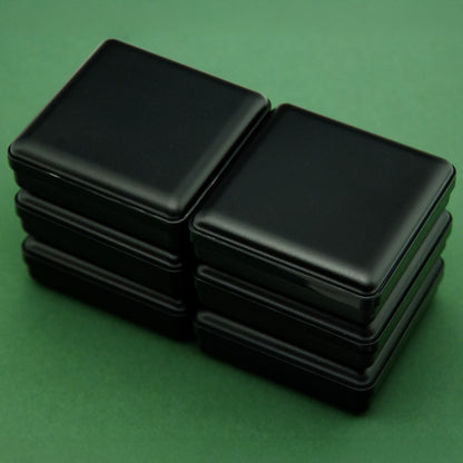 Jewellery Gift Boxes, Clear Sterling Silver Earring Box / Black Foam Padded Bracelet/Necklace Box