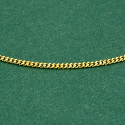 18k Gold Flash Plated Curb Chain Anklet, Delicate 1mm Gold Ankle Bracelet, Minimal Everyday Jewellery