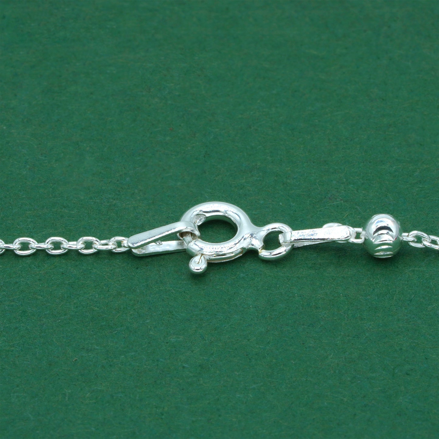 925 Sterling Silver Diamond Cut Beaded Necklace, Satellite Chain Silver Necklace, Minimalist Layering Everyday Jewellery