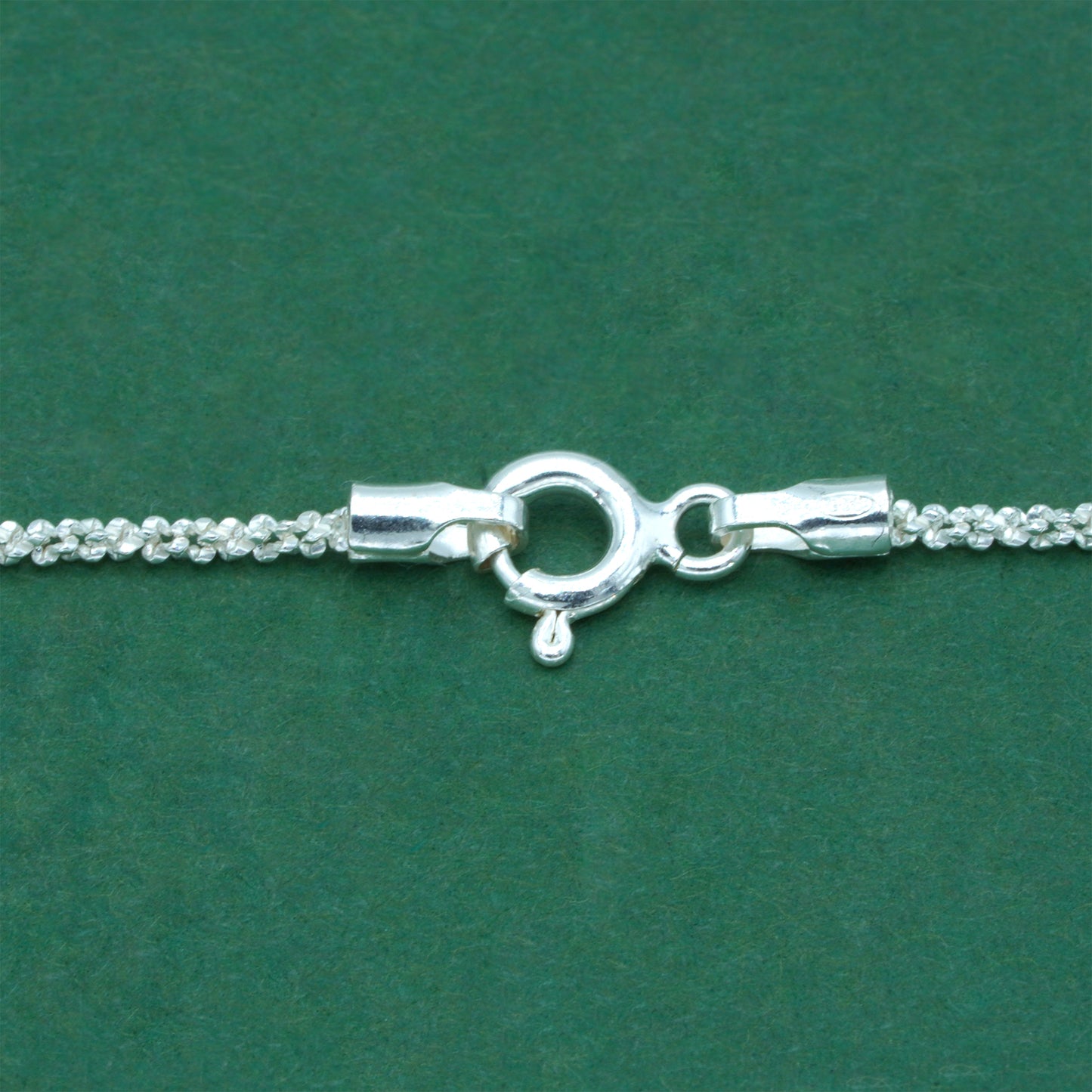 925 Sterling Silver Margherita Chain With Puffed Heart Pendant Necklace – Valentine’s Day Romantic Gift for Her, Minimalist Silver Jewellery
