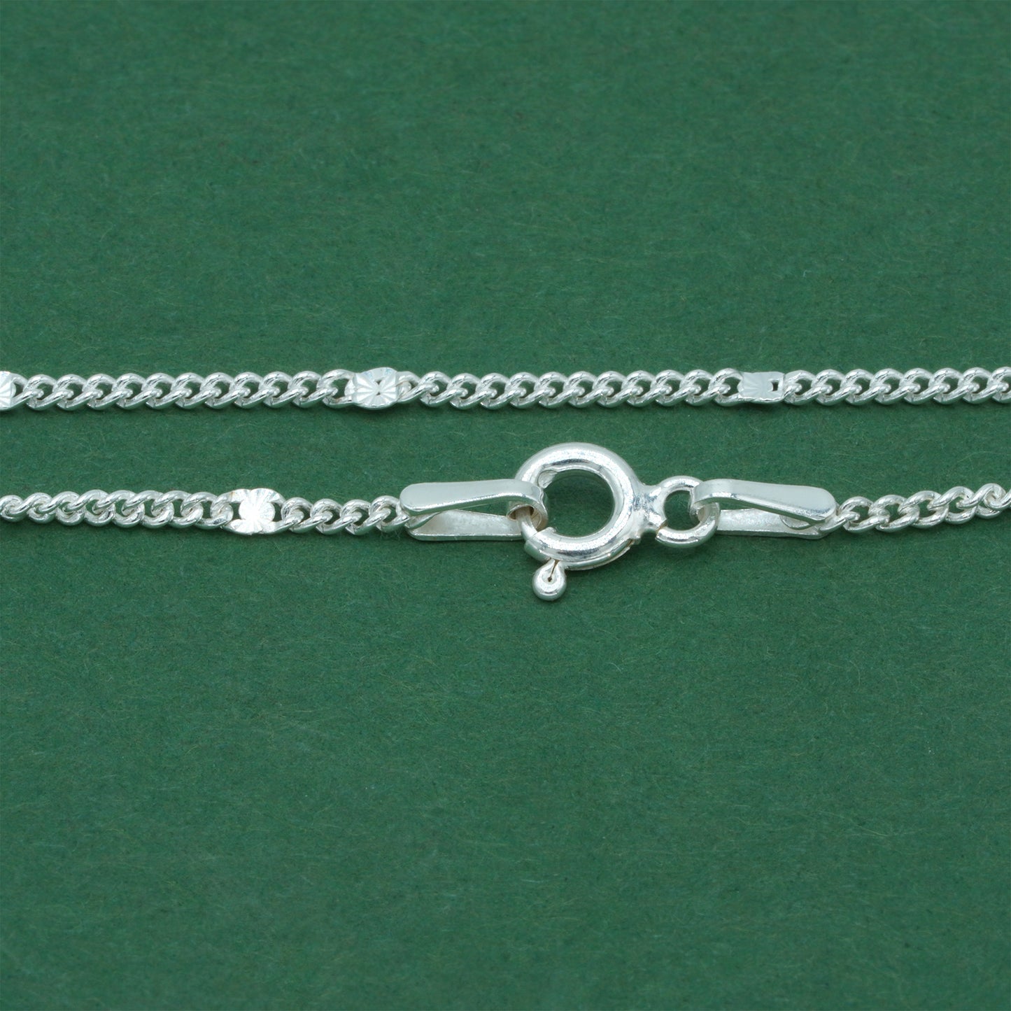 925 Sterling Silver Stamped Curb Chain Anklet, Classic Textured Curb Link Ankle Bracelet, Minimal Everyday Jewellery