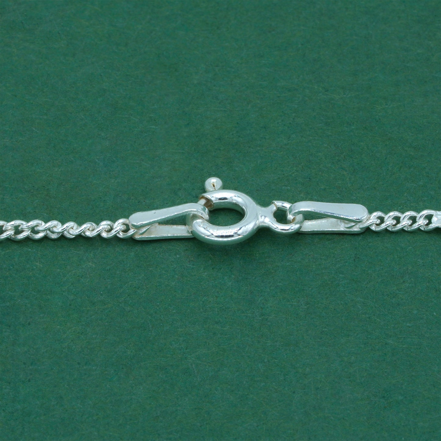 925 Sterling Silver Stamped Curb Chain With Flat Heart Pendant Necklace Diamond Cut – Valentine’s Day Minimalist Love Necklace, Romantic Gift for Her
