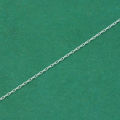 925 Sterling Silver Trace Cable Chain with Wing Pendant Necklace, Minimalist Symbolic Jewellery for Her