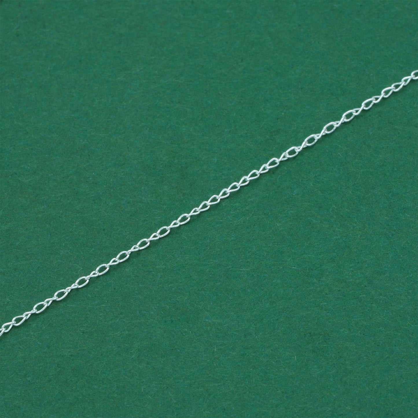 925 Sterling Silver Trace Cable Chain with Flat Heart Pendant Necklace, Minimalist Romantic Jewellery for Her
