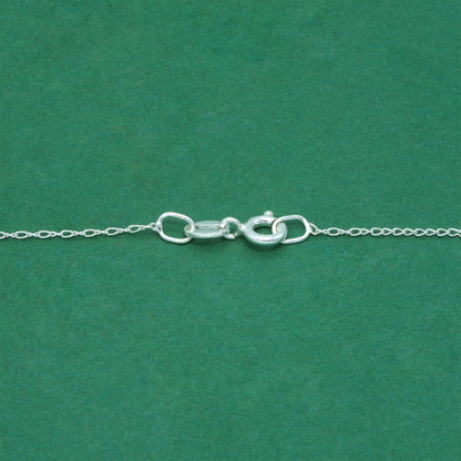 925 Sterling Silver Trace Cable Chain with Star Pendant Necklace, Minimalist Diamond Cut Star Jewellery