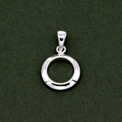 Sterling Silver Circle of Life 11mm Pendant