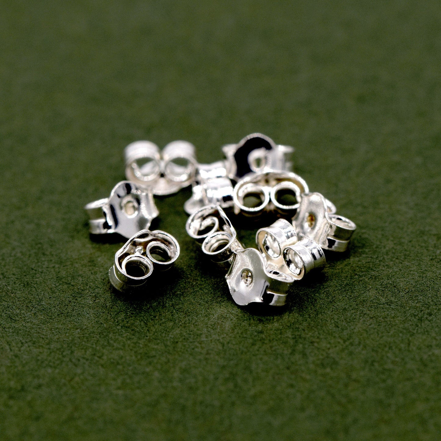 Sterling Silver Stud Scrolls, Wholesale Jewellery Findings