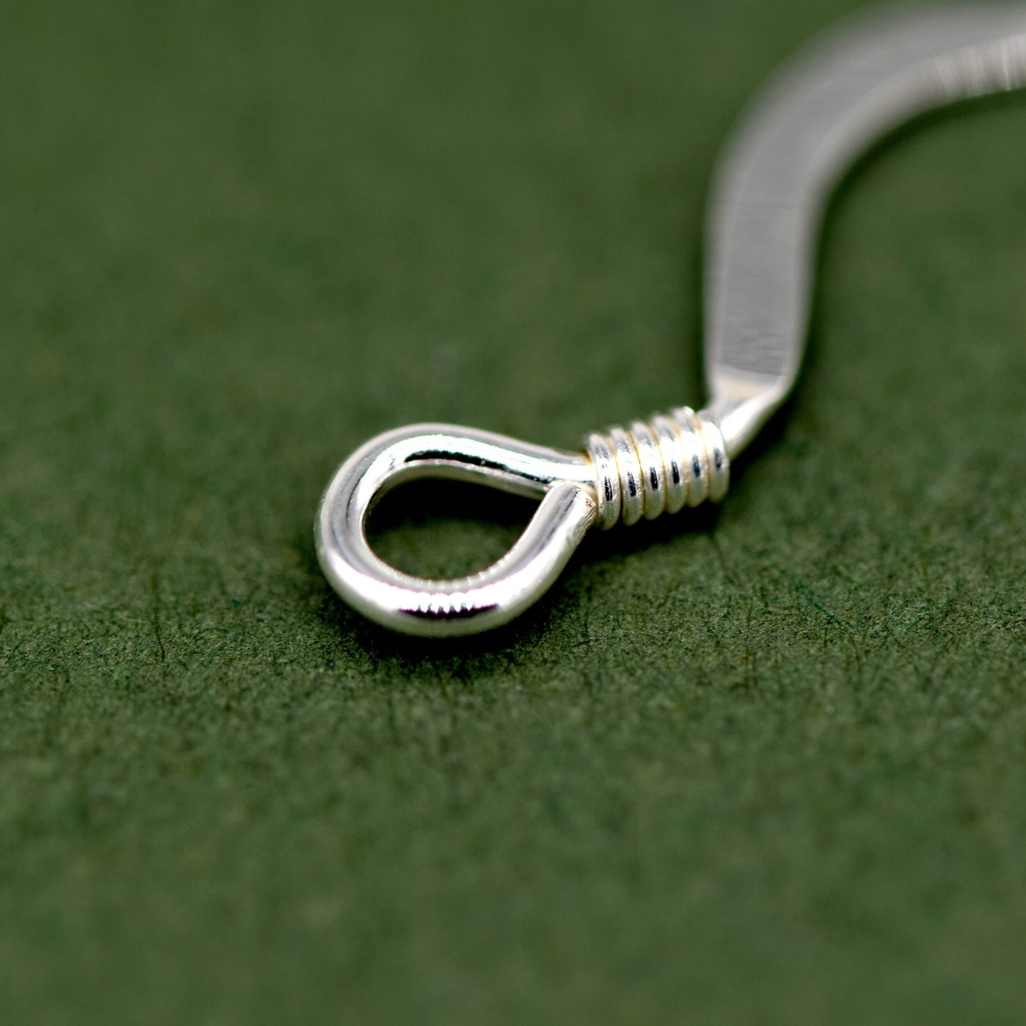 4x Sterling Silver French Wire Dropper Earring Hooks Jewellery Making