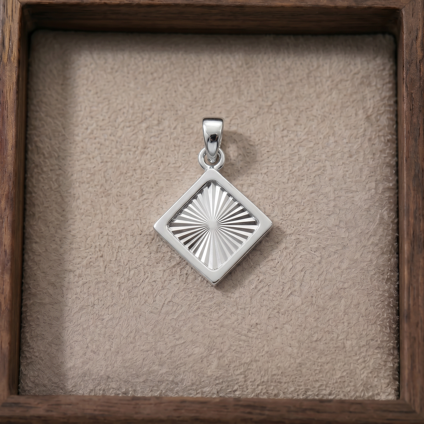 Diamond Sunburst Pendant