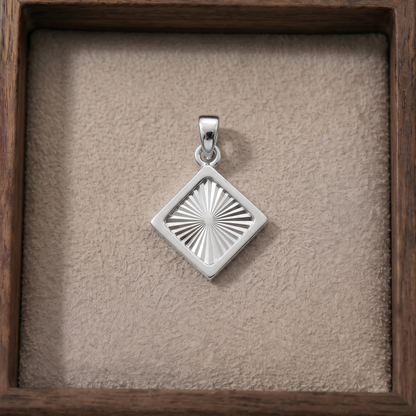 Diamond Sunburst Pendant