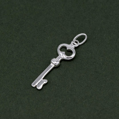 Sterling Silver 19mm Key Pendant