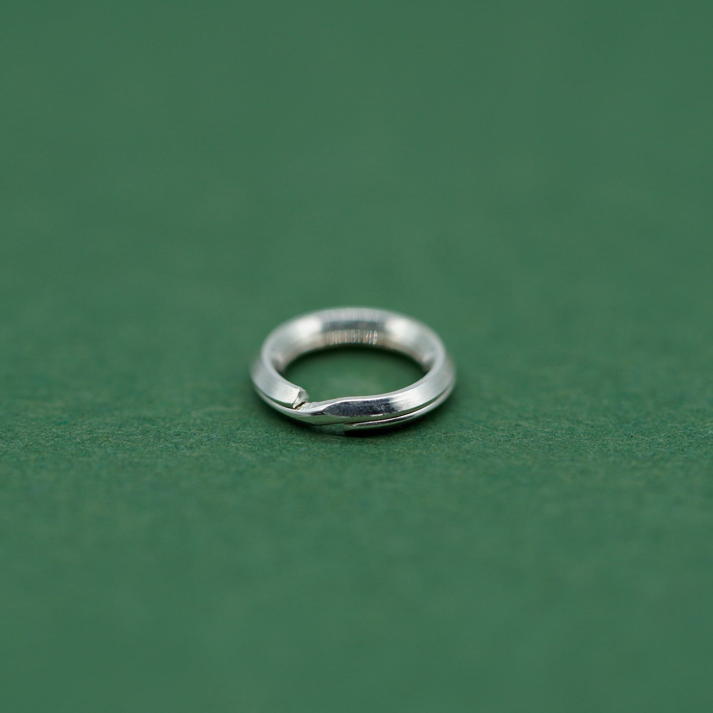 Wholesale Sterling Silver Bevelled Split Rings For Charms 5mm, 6mm, 7mm, 8mm - Jewellery Making, Jewellery Findings