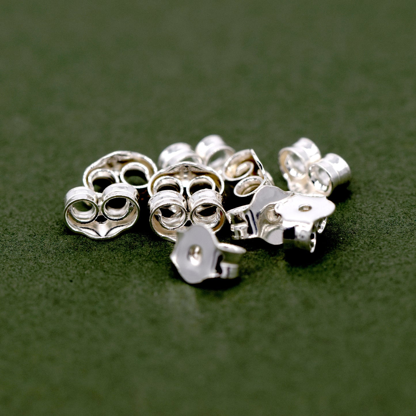 Sterling Silver Stud Scrolls, Wholesale Jewellery Findings