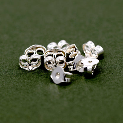 Sterling Silver Stud Scrolls, Wholesale Jewellery Findings