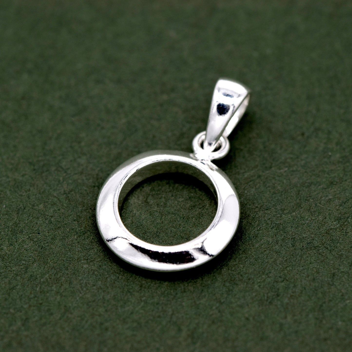 Sterling Silver Circle of Life 11mm Pendant